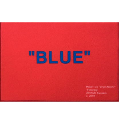 "BLUE" RUG