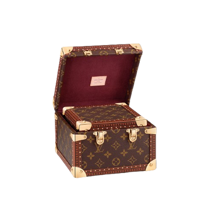 CUSTOM LV PYRAMID MONOGRAM TRUNK SET