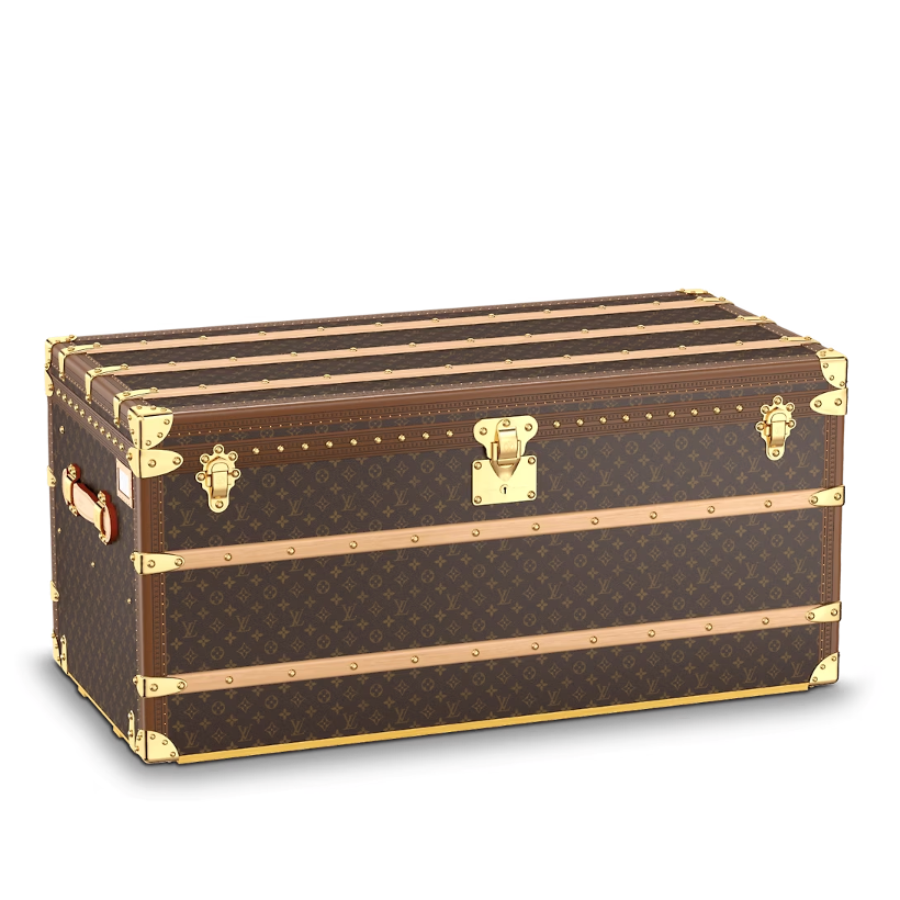 CUSTOM LV BROWN TRUNK