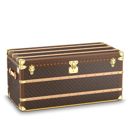 CUSTOM LV BROWN TRUNK