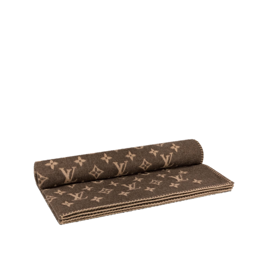 CUSTOM LV MONOGRAM THROW BLANKET