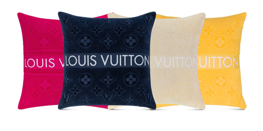 CUSTOM LV BEACH PILLOW