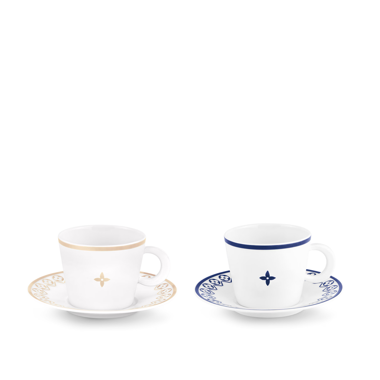 CUSTOM LV TEA CUP AND TEA POT SET