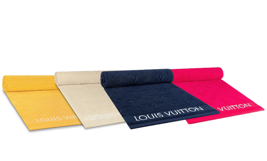 CUSTOM LV BEACH TOWEL
