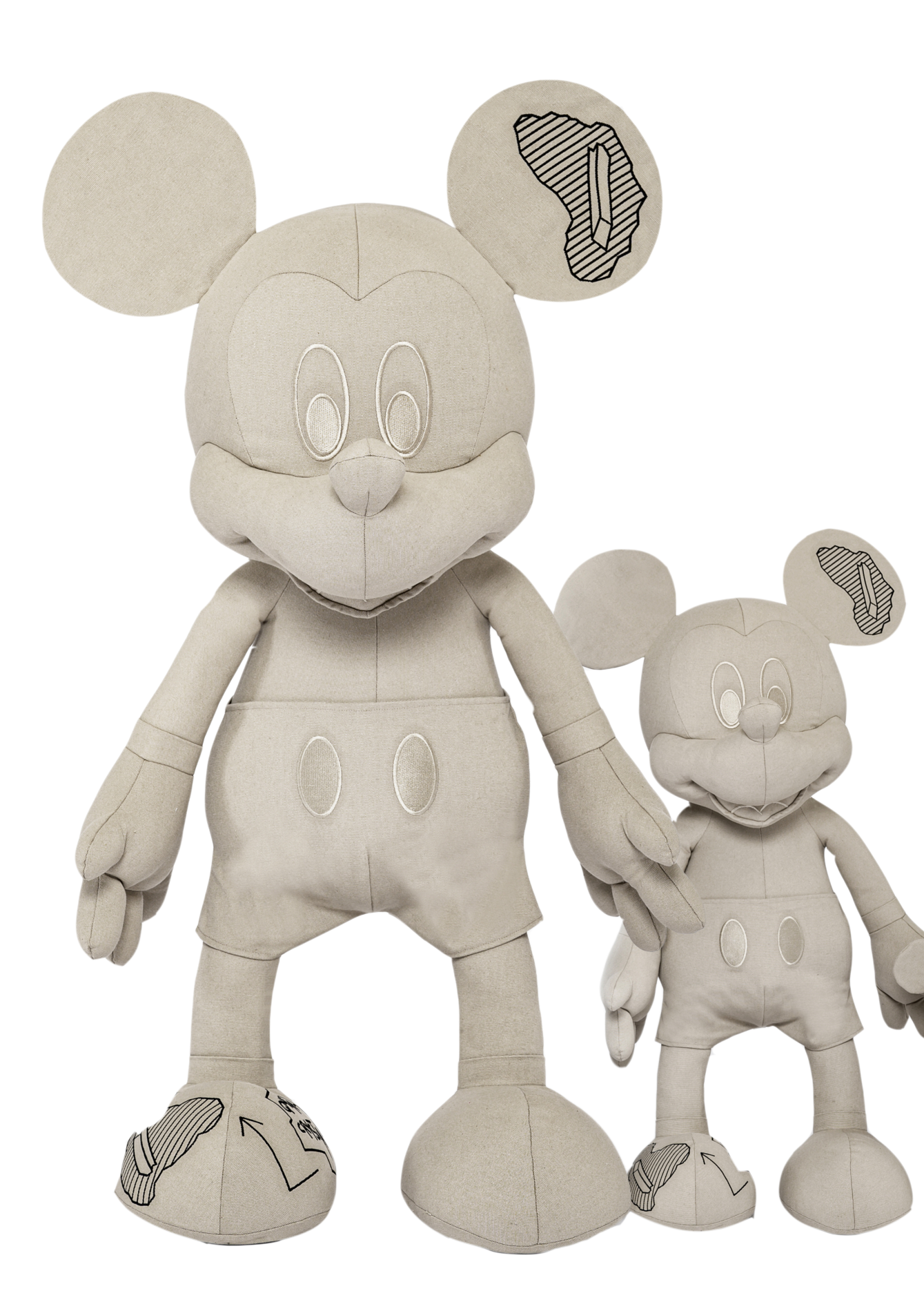 ERODED MICKEY MOUSE PLUSH