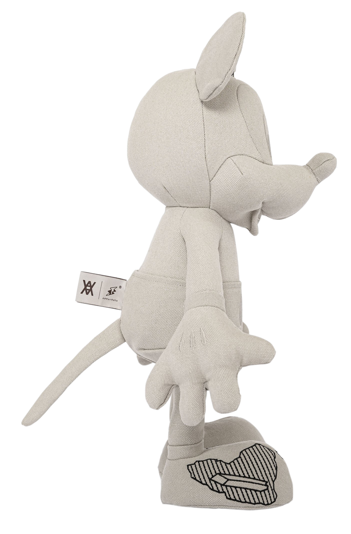 ERODED MICKEY MOUSE PLUSH