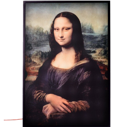 MONA LISA BACKLIT ART FRAME