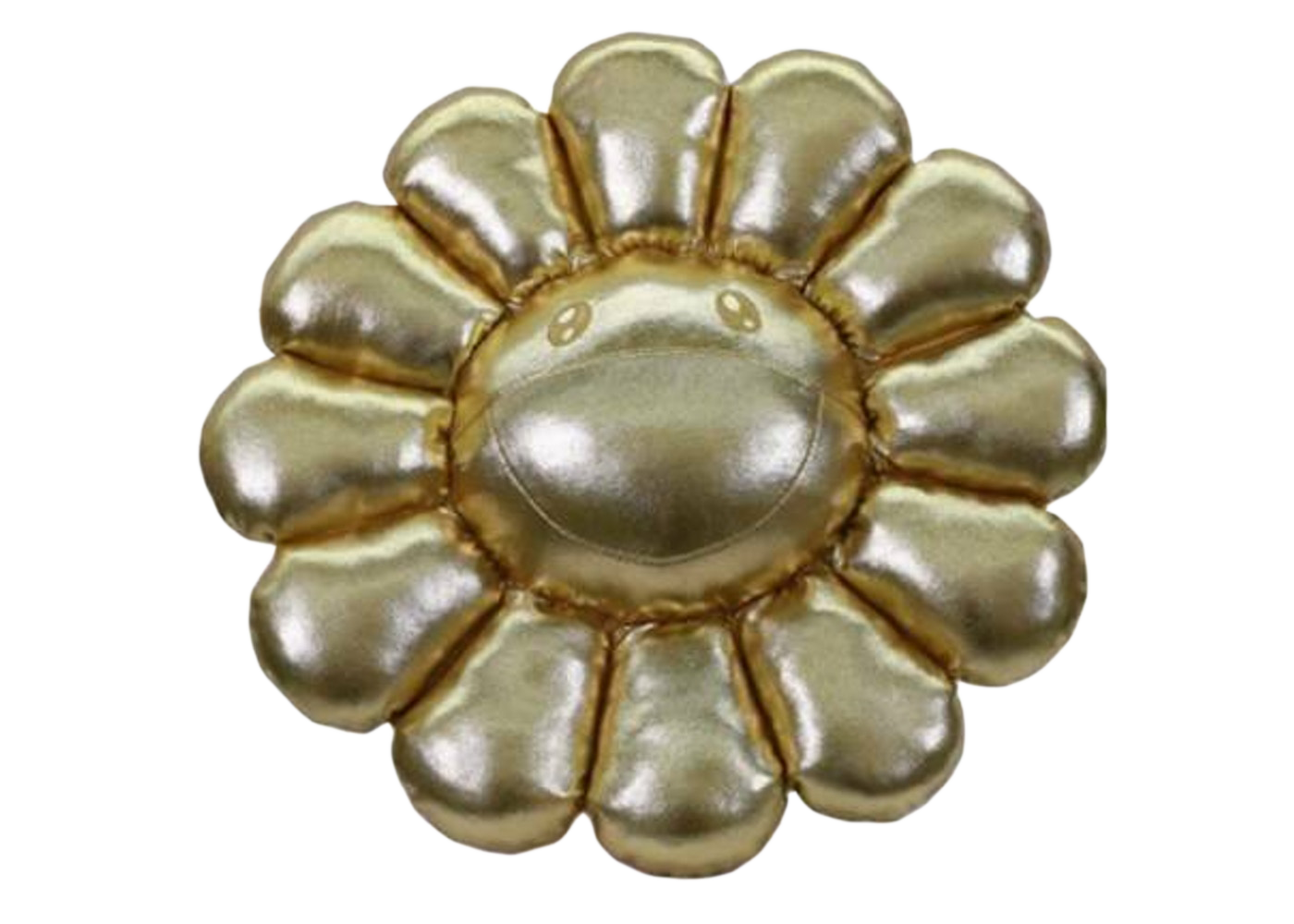 GOLD & SILVER MURAKAMI FLOWER PLUSH