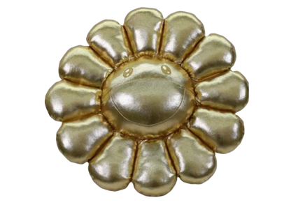 GOLD & SILVER MURAKAMI FLOWER PLUSH