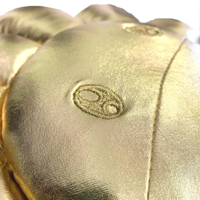 GOLD & SILVER MURAKAMI FLOWER PLUSH