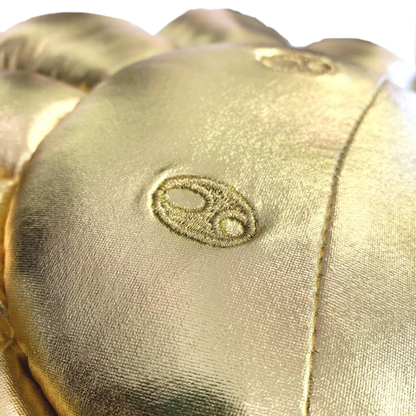 GOLD & SILVER MURAKAMI FLOWER PLUSH