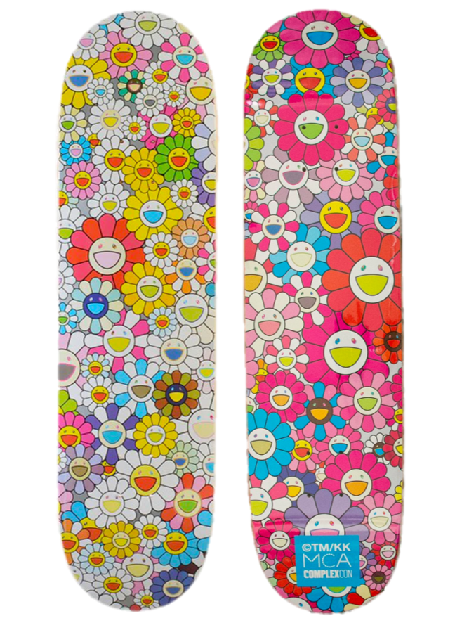 MURAKAMI FLOWER SKATEBOARD DECKS