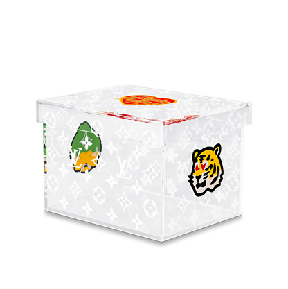 CUSTOM LV NIGO TRANSPARENT BOX
