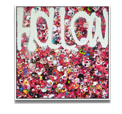 TAKASHI MURAKAMI X VIRGIL ABLOH HOLLOW WALL FRAME
