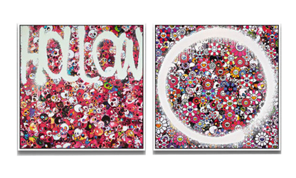 TAKASHI MURAKAMI X VIRGIL ABLOH HOLLOW WALL FRAME