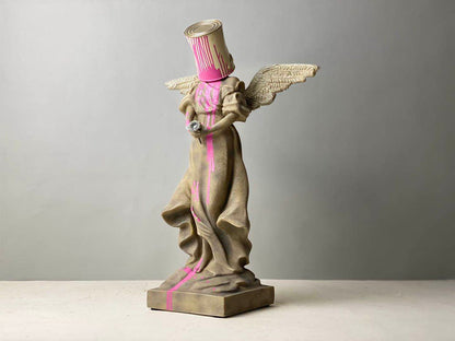 PINK ANGEL FIGURINE