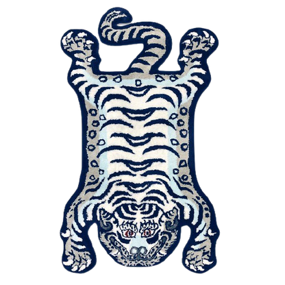TIBETAN RAW EMOTIONS TIGER RUG