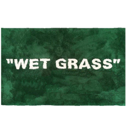 "WET GRASS" RUG
