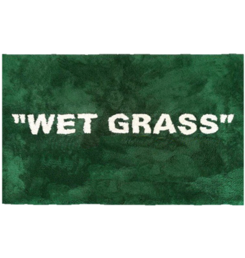 "WET GRASS" RUG